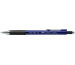 FABER-CA. Druckbleistift GRIP 1345 134551 blau metallic, Radierer 0.5mm