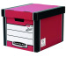 FELLOWES Premium hohe Archivbox 7260701 rot 33x29.8x38.1 cm
