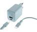 FRESH´N R Charger USB-C PD Dusky Blue 2WCC45DB + USB-C Cable 45W