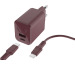 FRESH´N R Charger USB-C PD Deep Mauve 2WCC45DM + USB-C Cable 45W