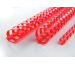 GBC Plastikbindrücken 14mm A4 4028218 rot, 21 Ringe 100 Stück