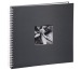 HAMA Spiralalbum Fine Art 2113 360x320mm,grau 25 Blatt, weiss