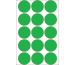 HERMA Markierungspunkte 32mm 2275 grün 480 St./32 Blatt