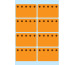 HERMA Tiefkühletiketten 26x40mm 3774 orange 48 Stück