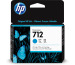 HP Tintenpatrone 712 cyan 3ED67A DesignJet T230/250/630 29ml