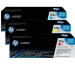 HP Toner Tri-Pack 125A CMY CF373AM Color LJ CP 1210 1400 Seiten