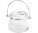 I AM CREA Teelichtglas 5100.28 mit Bügel Durchmesser 7.3x6cm