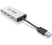 ICY BOX 4 Port Hub USB 3.0 IBAC6104 Aluminium silver
