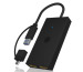 ICY BOX Mobiler USB-Dual HDMI Splitter IB-SPL102 USB 3.2 Type-A / C