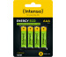 INTENSO Energy Eco 1000mAh AAA HR03 7505214 Rechargeable 4pcs blister