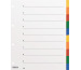 KOLMA Register KolmaFlex A4 XL 18.412.20 mehrfarbig, blanko 10-teilig