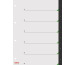 KOLMA Register LineaVerde A4 19.800.06 schwarz schwarz, 1-6
