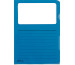 KOLMA Sichthülle VISA Script A4 59.660.05 blau, Fenster 10 Stk.