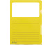 KOLMA Sichthülle VISA Script A4 59.660.11 gelb, Fenster 10 Stk.