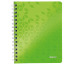LEITZ Spiralbuch WOW PP A5 46390054 grün 80 Blatt