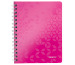 LEITZ Spiralbuch WOW PP A5 46390023 pink 80 Blatt