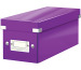 LEITZ Click&Store WOW CD-Ablagebox 60410062 violett 14.3x13.6x35.2cm