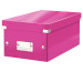 LEITZ Click&Store WOW DVD-Ablagebox 60420023 pink 20.6x14.7x35.2cm