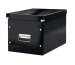 LEITZ Click&Store WOW Cube-Box L 61080095 schwarz 32x31x36cm