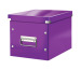 LEITZ Click&Store WOW Cube-Box M 61090062 violett 26x24x26cm
