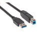 LINK2GO USB 3.0 Cable A-B US3213FBB male/male, 1.0m