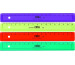 M+R Flachlineal 16cm 11160150 farbig ass.