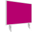 MAGNETOP. Tischtrennwand VarioPin 1108018 pink 800x500mm
