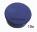 MAGNETOP. Magnet Discofix Color 40mm 1662014 dunkelblau, ca. 2.2 kg 10 Stk.