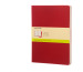 MOLESKINE Notizheft Cahier XL 25x19cm 931090 blanko, rot 3 Stück