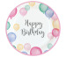 NEUTRAL Teller Happy Birthday 23cm 9903708 Pastel 8 Stück