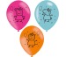 NEUTRAL Ballons Peppa Pig 6 Stk. 997378 pink, blau, orange 23cm