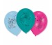 NEUTRAL Latexballons Frozen 10 Stk. 999366 pink, blau, türkis 25.4cm