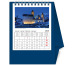 NOVOS Tischkalender Helvetia 2025 501043 1M/1S dunkelblau ML 11.5x14cm
