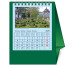 NOVOS Tischkalender Natura 2025 997083 1M/1S dunkelgrün ML 11.5x14cm