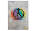 ONLINE Kladde Peace A5 07933/6 80g, 96 Blatt, dotted