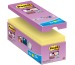 POST-IT Super Sticky Notes 654-P16SS 76x76mmgelb 16x90Bl.