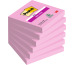 POST-IT Block Super Sticky 76x76mm 6546SSPNK Pink 6x90 Blatt