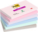 POST-IT Super Sticky Notes 76x127mm 6556SSOU Soulful 4 Farben 6 x 90 Blatt