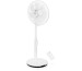 PRINCESS Standventilator 40cm 135845001 weiss, Smart, höhenverstellbar