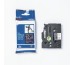 PTOUCH Textilbandkassette gold/blau TZe-RN34 PT-DV600VP 12 mm