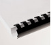 RENZ Plastikbinderücken 6mm A4 17060121 schwarz, 21 Ringe 100 Stück
