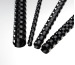RENZ Plastikbinderücken 16mm A4 17160121 schwarz, 21 Ringe 100 Stück