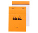 RHODIA Notizblock orange A6 13600C liniert 80 Blatt
