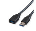 ROLINE USB-A-A, Verlängerungskabel 11.02.897 Black, ST/BU, 3.2 Gen1 1.8m