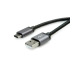 ROLINE USB-A-C, Datenkabel 11.02.902 Black/Sil, ST/ST, USB 2.0 0.8m