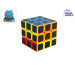 ROOST Brain Games Magic Cube 621181 schwarz, 3x3 6cm