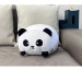 ROOST Kissen Panda XL2203 schwarz, weiss 33x28cm