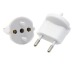 S-ELECTRO Fix-Adapter SchuKo-CH 4.135797 weiss, 2-polig