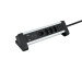 SCHOENENB ALU Tisch-Steckdosenleiste 3m 85.860.4A USB-C silber/schwarz