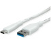 SCHOENENB Cable USB-A to USB-C 90.001/11 white